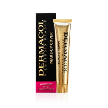 Dermacol - Full Coverage Foundation, Liquid Makeup Matte Foundation with SPF 30, Waterproof Foundation for Oily Skin, Acne, & Under Eye Bags, Long-Lasting Makeup Products, 30g, Shade 218