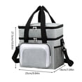 thumbnail image 2 of Insulated Lunch Bag, Portable Cooler Tote with Handle and Strap, Leak-Proof Reusable Lunch Box for Daily Commute, Office, Picnic, Travel, and Outdoor Adventures, 2 of 7