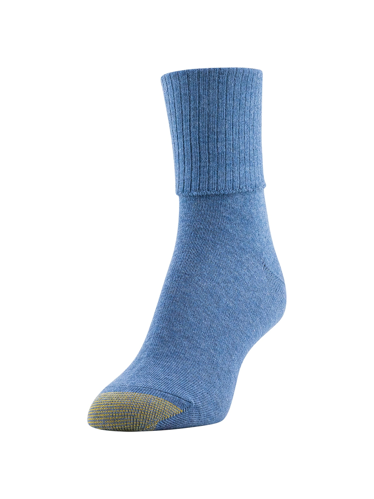 Goldtoe Edition Womens Classic Turn Cuff Socks, 6 Pairs