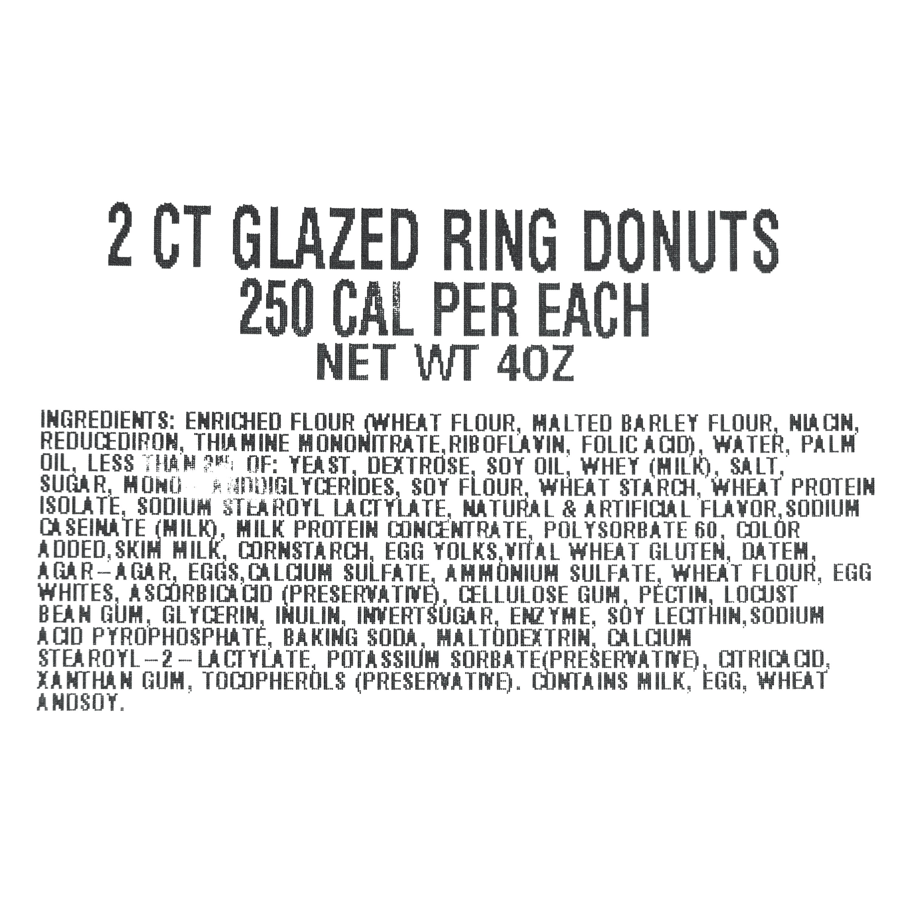 Freshness Guaranteed Regular Vanilla Glazed Ring Donuts, 4 oz, 2 Count