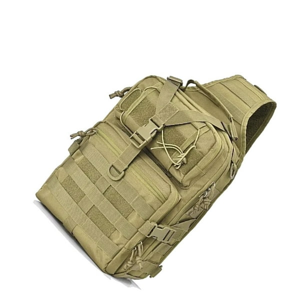 Mochila De Pecho De Gran Capacidad, Resistente A Altas Temperaturas, Mochila De Día De Alta Resistencia Con Cabeza De Cremallera De Metal, Bolsa Individual Con Absorción De Corvejón Sweethay AP007753-01