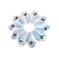 thumbnail image 4 of 10 Pcs Couvre-Chefs de Club avec Numéro Équipement de Protection Broderie Golf Fer Couvre-Chef Blanc, 4 of 9