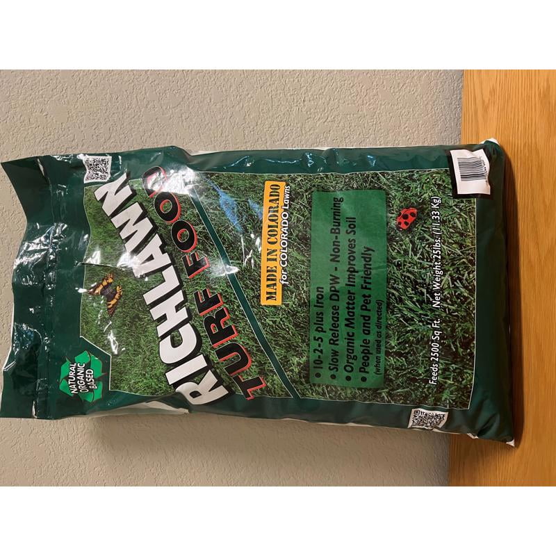 Richlawn Organic-Based Turf Food Fertilizer, 25 Lb.