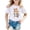 Z03-White, variant on YAYUBA Baby Girl Clothes Solid Color Crew Neck Back To School Short Sleeve T-Shirt Comfy Gentleman Tops Preppy School Clothes for Girls, 4-5 Years, Pink
