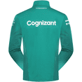 thumbnail image 6 of Aston Martin Cognizant F1 Men's Team Mid Layer Jacket- Green, 6 of 15
