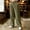 Green, variant on Sevevn Women's High Waist Pleated Corduroy Wide Leg Trousers Single Button Pants with Side Pockets Soft Thick Texture Fall Casual Outfits