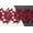Altotux_UB055_Burgundy, variant on 3" 12 Colors Rose Embroidered Floral Venice Lace Trim Guipure By Yard (Lilac)