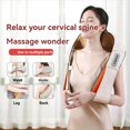 thumbnail image 3 of Capa de Masaje para el Hogar, Masajeador Automático de Amasamiento para Cumpleaños de Mujeres, Hombres, Madres y Padres, Masajeador con Calefacción Enchufe Estadounidense, 3 of 5