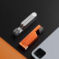 thumbnail image 5 of Soporte de escritorio plegable portátil de aluminio para teléfono móvil, color naranja, 5 of 5