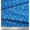 thumbnail image 3 of Soimoi Rayon Crepe Fabric Geometric Sign,Flag & Football Sports Print Fabric by The Yard 46 Inch Wide, 3 of 3
