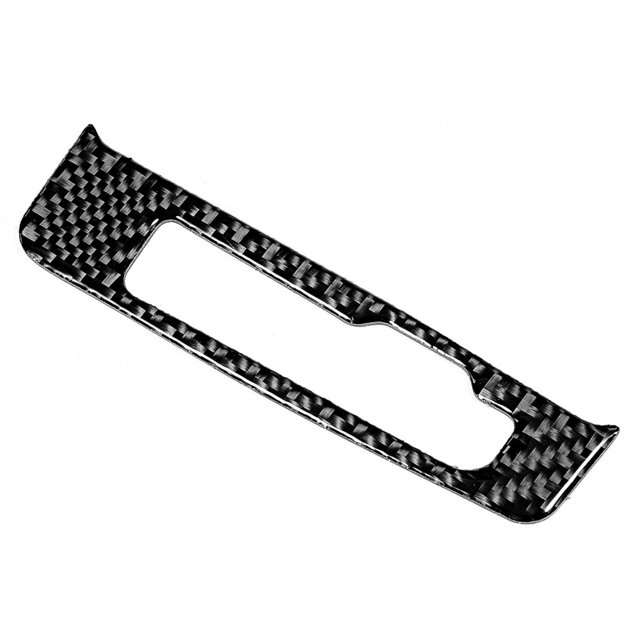 Automotive Inner Trim Automotive Interior Accessories Carbon Fiber Car Interior Trim Gear Panel Trim Cover Carbon Fiber Gear Panel Frame Gear Panel Frame Trim Carbon Fiber