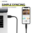 thumbnail image 4 of Overtime Charger | Lightning Charger Cable 10Ft, Long Nylon Braided Phone Charger and Sync Cable - Black, 4 of 9