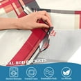 thumbnail image 4 of Yayeee Kitchen Valance Rod Pocket 54" x 18" Living Room Window Curtain, Red Tartan, 4 of 6