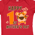 thumbnail image 4 of Inktastic Happy First Mothers Day with Tiger Boys or Girls Baby Bodysuit, 4 of 5