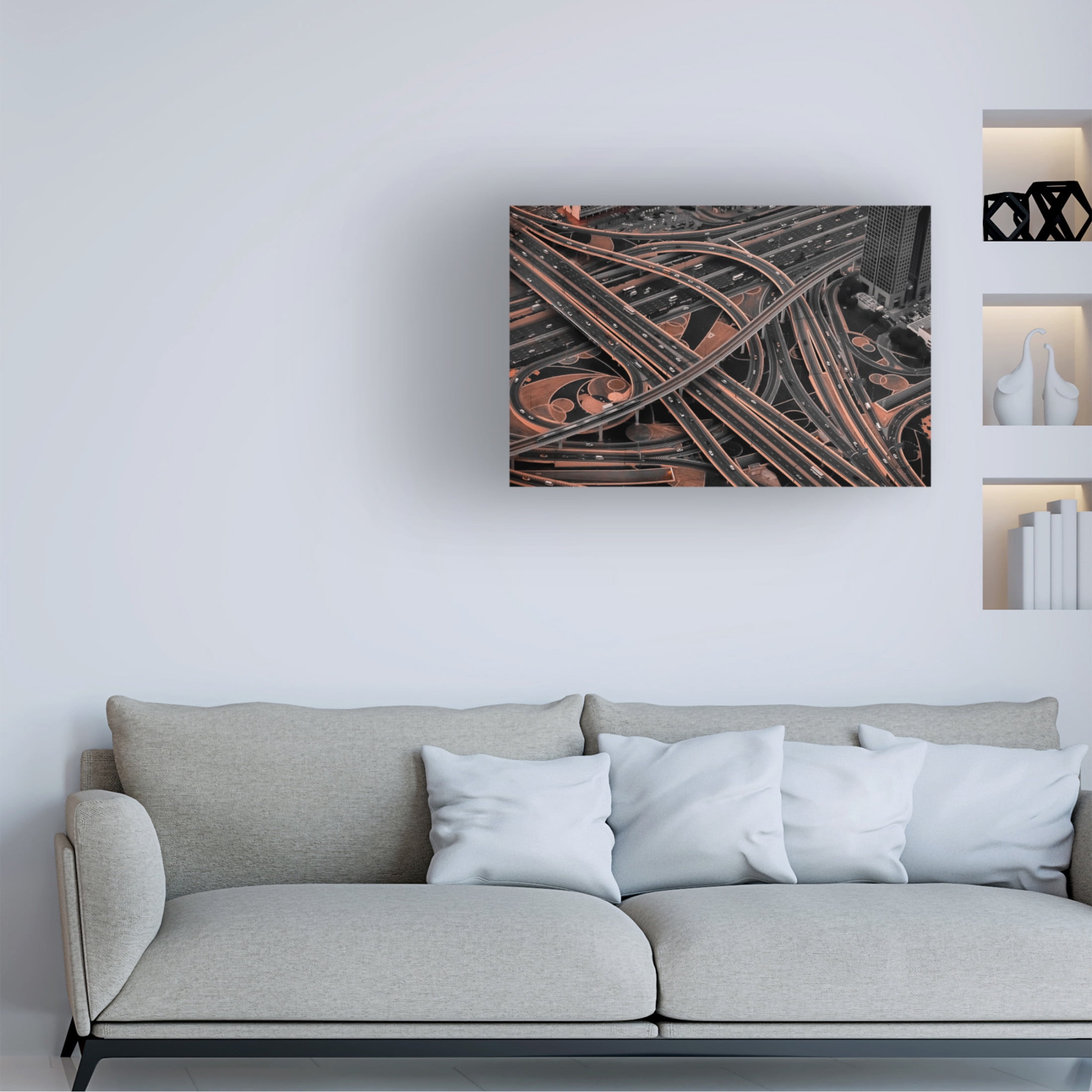 Trademark Fine Art Klaus Tesching Dubai Canvas Wall Art