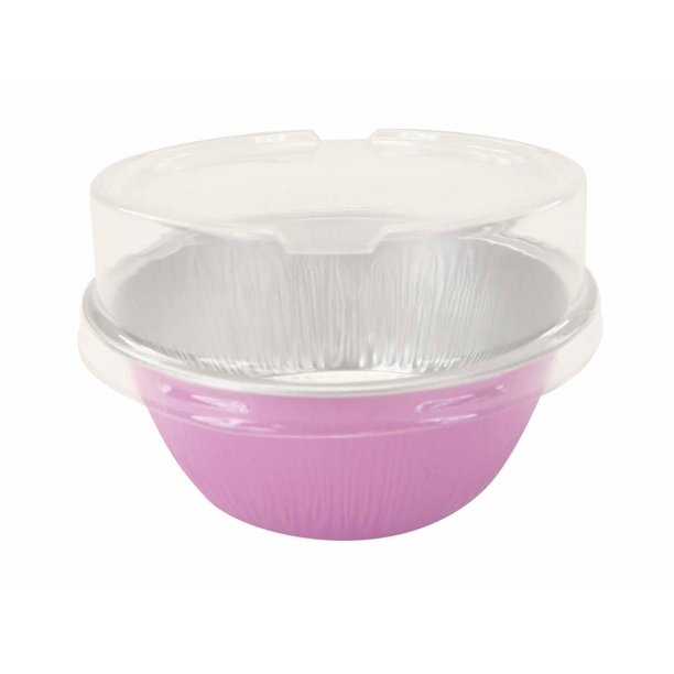 KitchenDance 4 ounce colored aluminum ramekins-baking cups ...