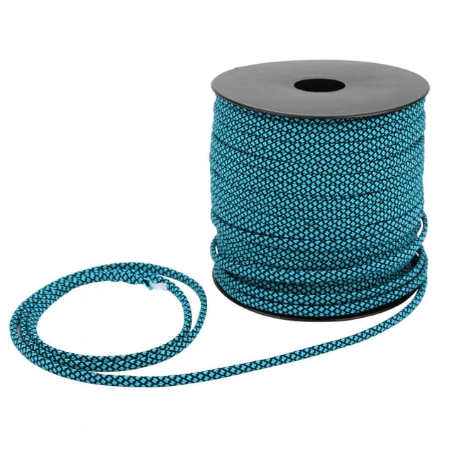 50M 4MM de espesor 7 núcleos Paracord rescate atar tienda cordón cuerda de Camping para pulsera al aire libre tejido azul negro YUNYI BRAND Deportes