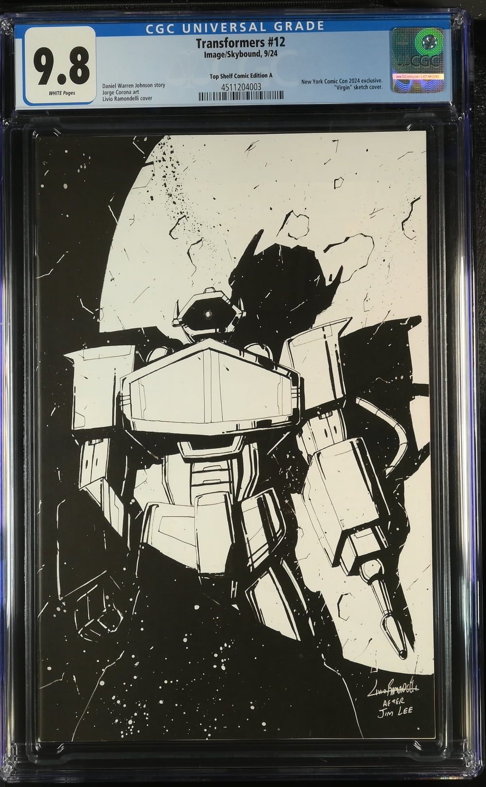 Transformers #12 - CGC 9.8 Comic Book - Walmart.com