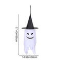 thumbnail image 3 of Gqtwoy Halloween Ghost Hanging Decorative Light, Witch Hat Pendant, Spooky Party Decor, Halloween Decoration for Home, Luminous Ghost Decoration, Haunted House Accessories, 3 of 6