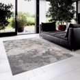 thumbnail image 2 of 2â€™ x 8â€™ Beige Cobblestone Pattern Runner Rug, 2 of 3