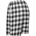 thumbnail image 4 of Black and White Buffalo Check Men's Athletic Shorts,Men's Pajama Bottoms for Home and Rest-XL, 4 of 7