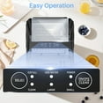 thumbnail image 3 of Ice Maker, 9 Cubes in 6 Mins, 26lbs/24Hrs, Portable Countertop Icemaker, Self Cleaning Quiet 2 Sizes, with Ice Scoop, for Home/Kitchen/Camping/RV, Black, 3 of 8