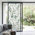 thumbnail image 2 of Eucalyptus Leaf Window Privacy Film Green Plant Watercolor Farmhouse Decorative Glass Window Film UV Blocking Static Cling Non-Adhesive Sticker Covering for Home Door 35.4x78.7 inches, 2 of 7