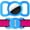 Blue, variant on for Airtag Dog Collar Holder (1st & 2nd Generation) Air Tag Protective Cat Airtag Dog Collar, Silicone AirTags GPS Tracking Accessories, Air Tags with Bone Pattern (1 Pack(Black))