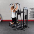 thumbnail image 3 of Body-Solid FCDSTK3 Pro Select Weight Assisted Dip and Chin Station, Steel, 310 lbs Stack, Home Gym, 3 of 7