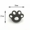thumbnail image 2 of Pushpin Resin Metal General Users Daily Use Office Work 25Pcs 0.98x0.83x0.83In, 2 of 9