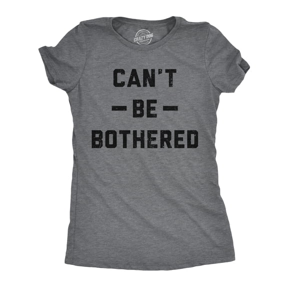 Womens Funny T Shirts Cant Be Bothered Sarcastic Graphic Tee for Ladies Womens Graphic Tees