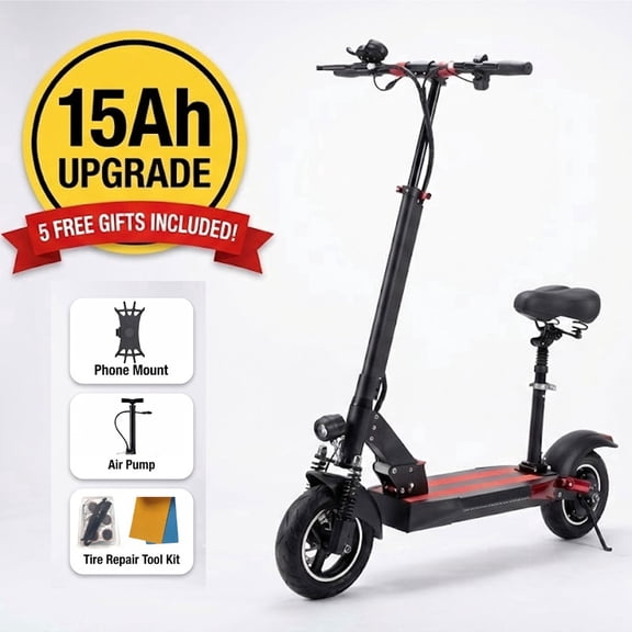 Mebike Electric Scooter for Adults with Seat, 1200W Motor E Scooter, Up to 35MPH & 25Miles Long Range, 330lbs MAX Load, Foldable,UL2272