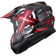 thumbnail image 6 of 1Storm Adult Motocross Helmet BMX MX ATV Dirt Bike Helmet Racing Style HF801; Sonic Red, 6 of 7