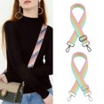 thumbnail image 4 of Upgraded Bag Strap Adjustable & High stress Resistance Shoulder Belt Fashionable Sling Strap Comfortable for Women Girls color bar gold buckl, 4 of 4