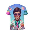 thumbnail image 6 of Scarface T-Shirts for Men, Casual Crew Neck Tee Shirts, Unisex Short Sleeve Tops, S-3XL, 6 of 7