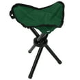 thumbnail image 1 of Camping Stool, Ergonomic Design Camping Tripod  High Load Bearing Capacity Lightweight Stable  For Fishing For Camping Green, 1 of 8