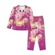 thumbnail image 1 of Balery Cute Pink Axolotl A Conjunto de Pijama con Estampado para Mujer, Conjunto de Dos Piezas con Manga Larga, Ropa de Dormir Suave con Bolsillos, Pijamas Cómodos-Large, 1 of 7