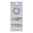 thumbnail image 2 of (3 pack) Scunci Elite Salon Clip & Oval Rhinestone Barrette Combo, 3-Pieces, 2 of 3