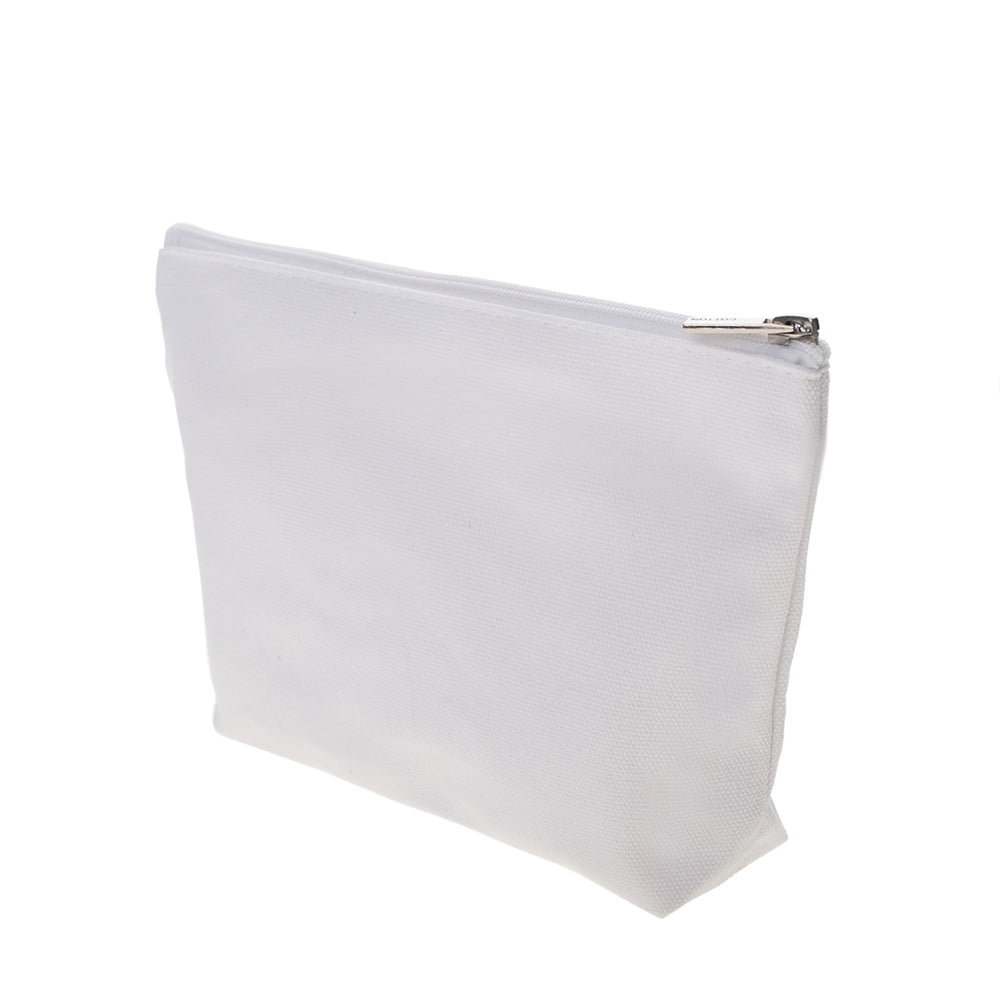 White Backed Zipper Pouch Gusset Bags 5 7/8 x 3 1/2 x 9 1/8 100 pack  ZBGW7