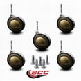 thumbnail image 2 of 3 Inch Windsor Antique Soft Tread Ball Caster – Grip Neck Stem – Set of 5-SCC, 2 of 2