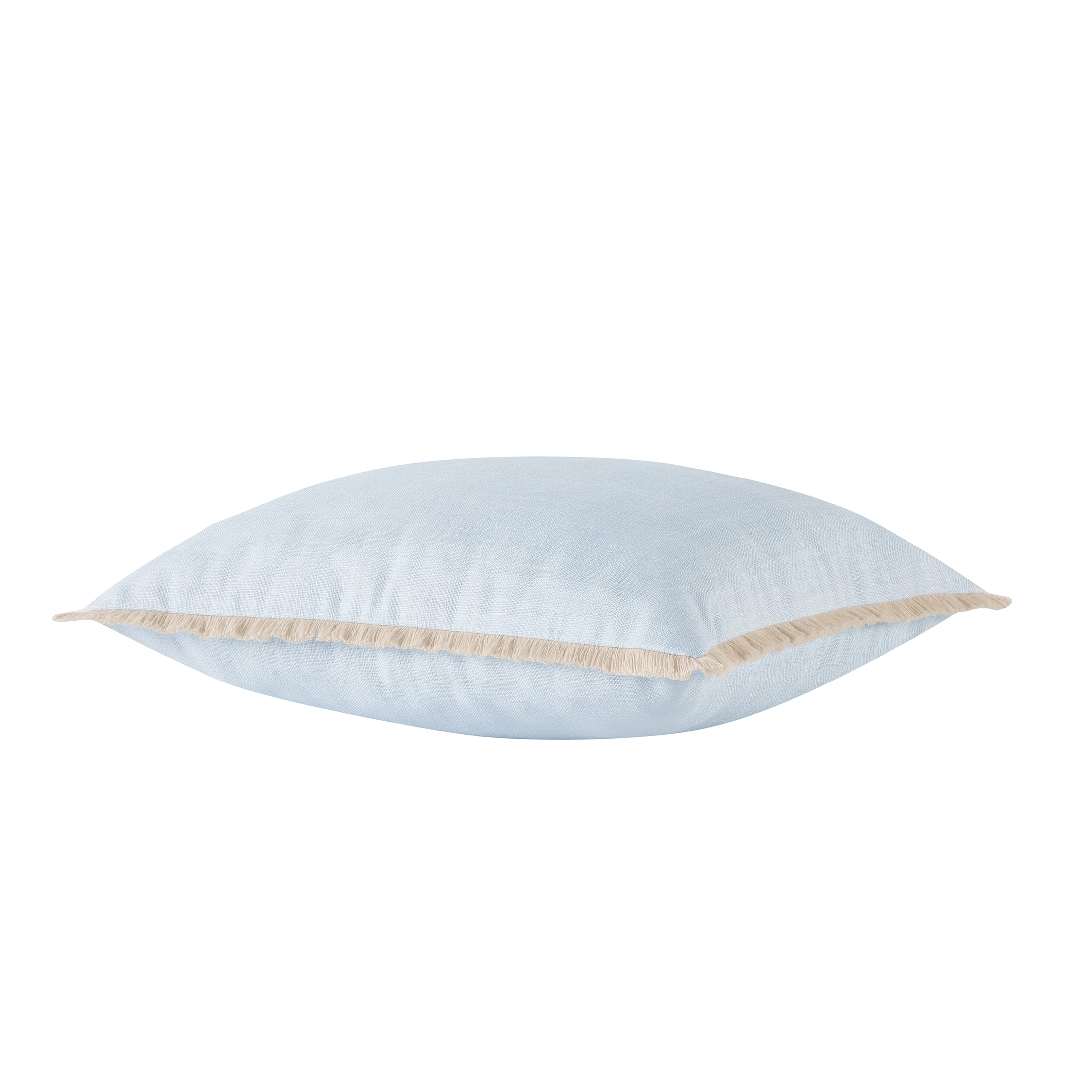 My Texas House Blue Fringe 18" x 18" Outdoor Pillow