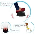thumbnail image 3 of Foot Rest Foot Stool Under Desk to Relieve Leg Pain with Anti Slip Cover, 3 of 6
