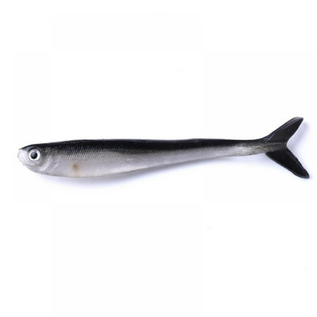 10Pcs 8Cm 2G Soft Silicone Fishing Lure Minnow Saltwater Freshwater Worms Wobblers Artificial Bait Fishing Tackle