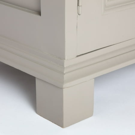 Finch - Ellison Mango Wood 2-Shelf Sideboard - Gray