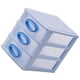 thumbnail image 1 of Desktop Organizing Box In Blue Designed For Office Supplies Or Jewelry With Dust-proof Functionality 1Pc, 1 of 3