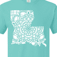 thumbnail image 4 of Inktastic Louisiana Silhouette Mandala T-Shirt, 4 of 5