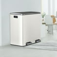 thumbnail image 6 of TLSUNNY 60L / 16 Gal Double Kitchen Trash Can, Dual Compartment Step Bin for Recycling & Waste Separation, for Home / Office, 6 of 9