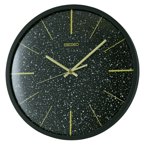 Seiko QXA828KLH Wall Clock, Black
