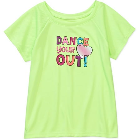 Garanimals Baby Girls' Short Sleeve Mesh Tee