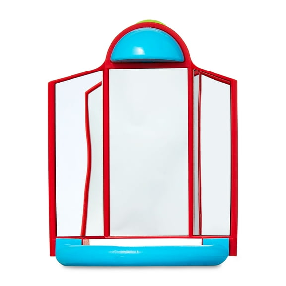 Vibrant Life Triple Mirror with Perch Bird Toy with Plastic Nut Mount